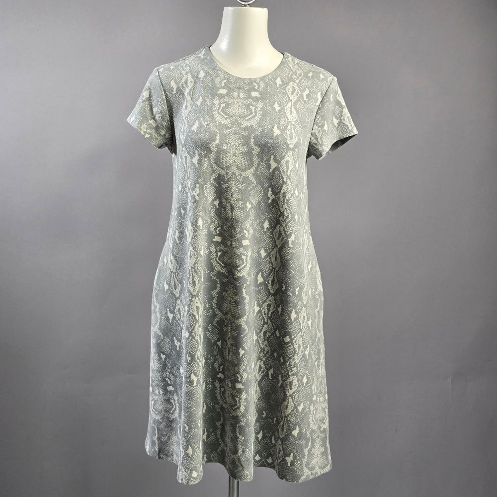 J. McLaughlin Soft Gray and White Dress (Rack14)